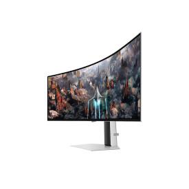 Монитор Samsung Odyssey OLED G9 G93SC, 49 инча, 240Hz, извит, Dual QHD, Speakers, LS49CG934SUX