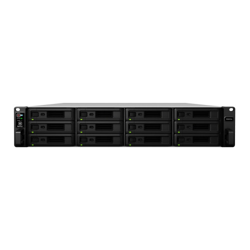 NAS устройство Synology RackStation RS3618xs, 12-bay, Intel Xeon D-1521 2.7GHz, 8GB DDR4 ECC UDIMM, 4 x 1GbE