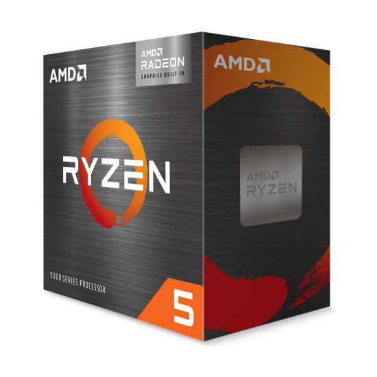 Процесор AMD Ryzen 5 5600X, 6C/12T, 3.7/4.6GHz Max Boost, 35MB, 65W, AM4, Box с Охладител