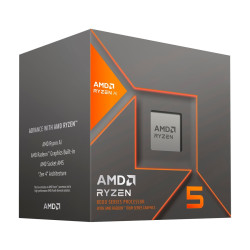 Процесор AMD Ryzen 5 8600G, 6C/12T, 3.8/5.0GHz Max, 22MB, 65W, AM5, Box с Охладител