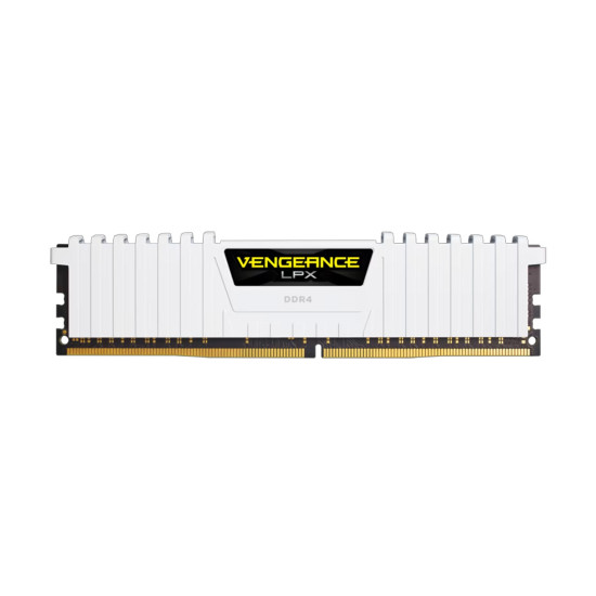 RAM памет Corsair Vengeance LPX, 32GB (2x16GB) DDR4, 3200MT/s, CL16, White, Kit of 2