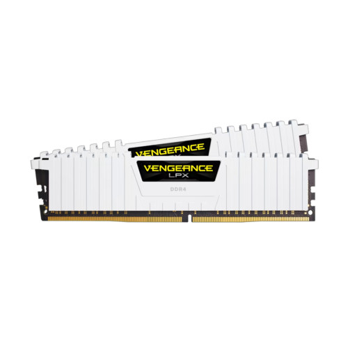 RAM памет Corsair Vengeance LPX, 32GB (2x16GB) DDR4, 3200MT/s, CL16, White, Kit of 2