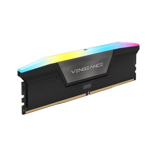 RAM памет Corsair Vengeance RGB, 64GB (2x32GB) DDR5, 6000MT/s, CL30, Kit of 2