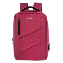 Раница за лаптоп Canyon Urban BPE-5 USB, 15.6 инча, Waterproof, Red