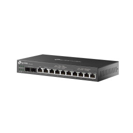 Рутер TP-Link ER7212PC Omada Gigabit VPN с PoE+, 2 x Gigabit SFP WAN/LAN, 1 x Gigabit RJ45 WAN, 1 x Gigabit RJ45 WAN/LAN, 8 x Gigabit PoE+ RJ45 LAN, 802.3at/af, 110W, 3-в-1 (Рутер, PoE+ суич, контролер)