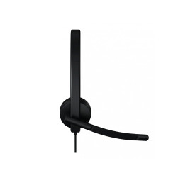Слушалки Logitech H570e USB Stereo Headset with Noise-Cancelling Microphone, Black
