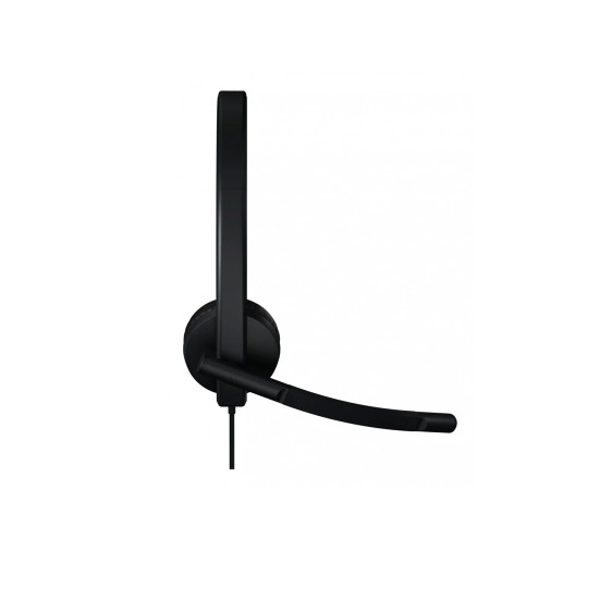 Слушалки Logitech H570e USB Stereo Headset with Noise-Cancelling Microphone, Black