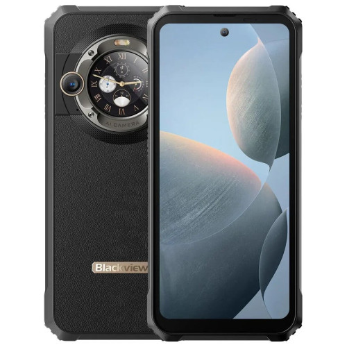 Смартфон Blackview BL9000, 12GB/512GB, 6.78 инча, 2.4K FHD+ (1080x2460), 120Hz, Octa-core, Type-C, Android 13, Dual SIM, SD слот, Black