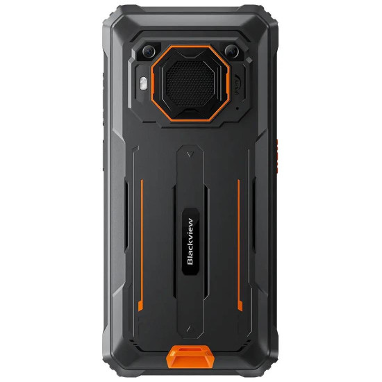 Смартфон Blackview BV6200Pro, 6.56 инча, HD+, Helio P35 (Octa-core 2.3GHz), 6GB+128GB, 13000mAh, IP68/IP69K, 8W Reverse Charging, Android 13, Orange