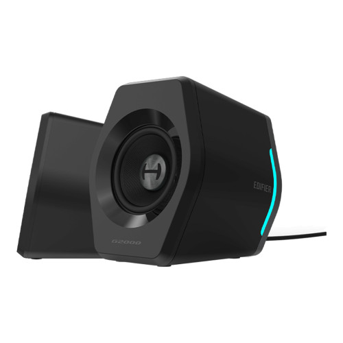 Тонколони EDIFIER G2000, 2.0 стерео, Bluetooth 5.3, USB, AUX, RGB подсветка, 16W RMS, Black