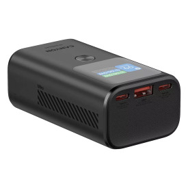 Външна батерия Canyon OnPower 130, USB-C Power Bank, 10000mAh, PD 30W, TFT дисплей, Dark Grey