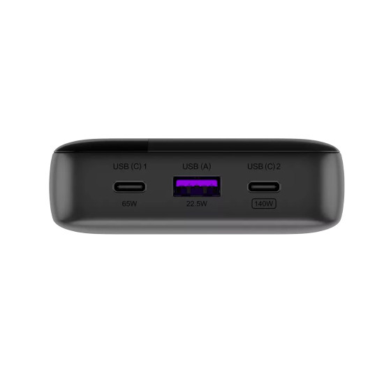 Външна батерия Canyon PB-240, 25000mAh, PD140W, Dark Grey