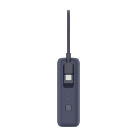 Външна батерия Xiaomi, 10000 mAh, 33 W, вграден кабел, GL, Ice Blue