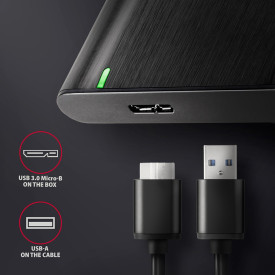Външна кутия за диск AXAGON EE25-A6M USB3.0, SATA 6G, 2.5 инча HDD/SSD
