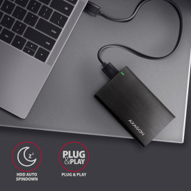 Външна кутия за диск AXAGON EE25-A6M USB3.0, SATA 6G, 2.5 инча HDD/SSD