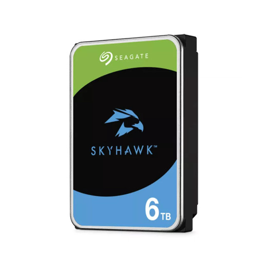 Вътрешен твърд диск Seagate SkyHawk, 6TB, SATA 6Gbps, 3.5 инча, 256MB кеш, 5400 rpm, ST6000VX009