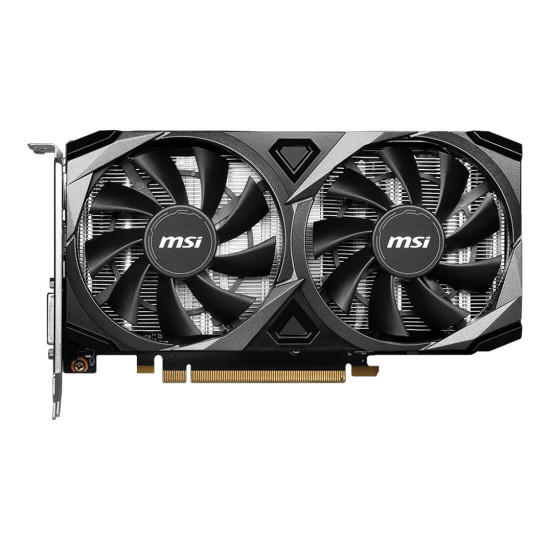 Видеокарта MSI GeForce RTX 3050 VENTUS 2X XS 8G OC, 8GB GDDR6, 128-bit, 2560 CUDA ядра, PCIe 4.0, 1x DisplayPort 1.4a, 1x HDMI 2.1a, 1x DL-DVI-D