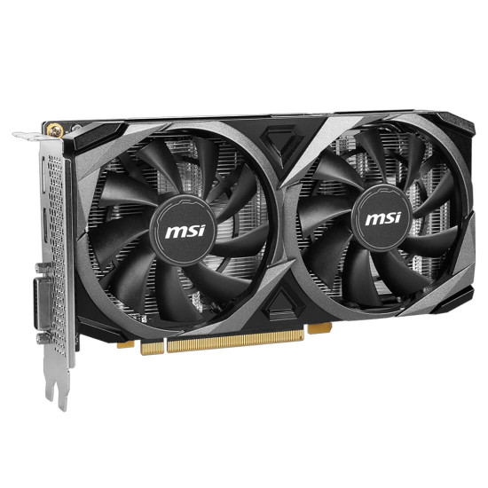 Видеокарта MSI GeForce RTX 3050 VENTUS 2X XS 8G OC, 8GB GDDR6, 128-bit, 2560 CUDA ядра, PCIe 4.0, 1x DisplayPort 1.4a, 1x HDMI 2.1a, 1x DL-DVI-D