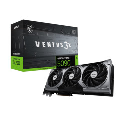 Видеокарта MSI GeForce RTX 5090 VENTUS 3X OC, 32GB GDDR7, 512bit, PCIe 5.0, 3x DP 2.1b, HDMI 2.1b