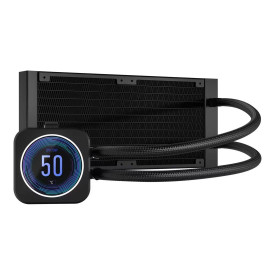 Водно охлаждане за процесор CORSAIR iCUE H100i ELITE LCD XT