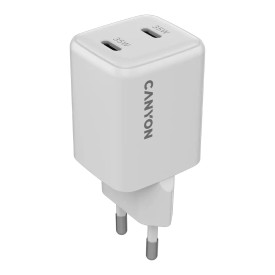 Зарядно CANYON CU35CC GaN, 35W, 2xPD, EU, White
