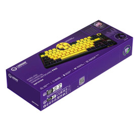 Безжична клавиатура LORGAR KBP7075W, Black/yellow