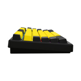 Безжична клавиатура LORGAR KBP7075W, Black/yellow