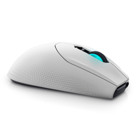 Безжична мишка Alienware Wireless Gaming Mouse, AW620M, Lunar Light