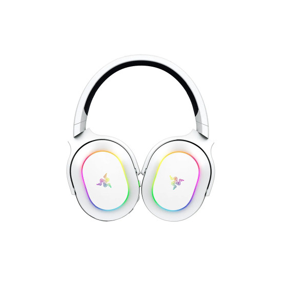 Безжични слушалки Razer BlackShark V3, Bluetooth, 2.4GHz, USB-C, THX Spatial Audio, 50 mm Drivers, White