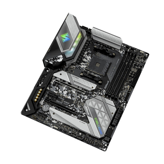 Дънна платка ASRock B550 Steel Legend, ATX, Socket AM4, B550, 4x DDR4, 1x PCIe 4.0 x16