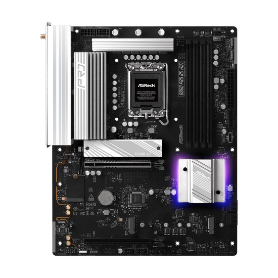 Дънна платка ASRock B860 PRO RS WIFI, LGA 1851, 4xDDR5
