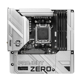 Дънна платка MSI B650M PROJECT ZERO, mATX, Socket AM5, Dual Channel DDR5, 1x PCIe x16