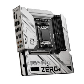 Дънна платка MSI B650M PROJECT ZERO, mATX, Socket AM5, Dual Channel DDR5, 1x PCIe x16