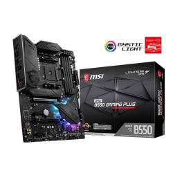 Дънна платка MSI MPG B550 GAMING PLUS, ATX, Socket AM4, AMD B550, 4x DIMM, Dual Channel DDR4, 1x PCIe 4.0/3.0 x16