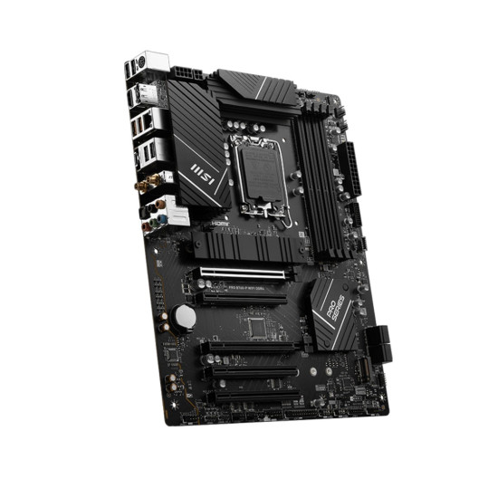 Дънна платка MSI PRO B760-P WIFI DDR4, ATX, Socket 1700, Dual Channel DDR4, 2x PCIe x16