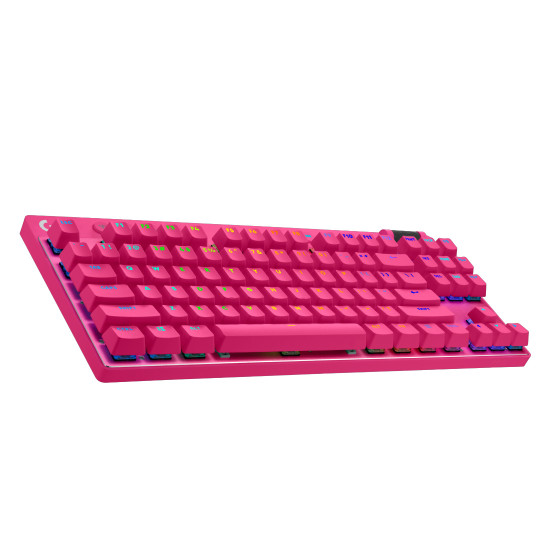Клавиатура LOGITECH G PRO X TKL RAPID, Magenta
