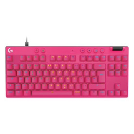 Клавиатура LOGITECH G PRO X TKL RAPID, Magenta