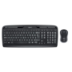 Комплект клавиатура и мишка LOGITECH MK330, Black