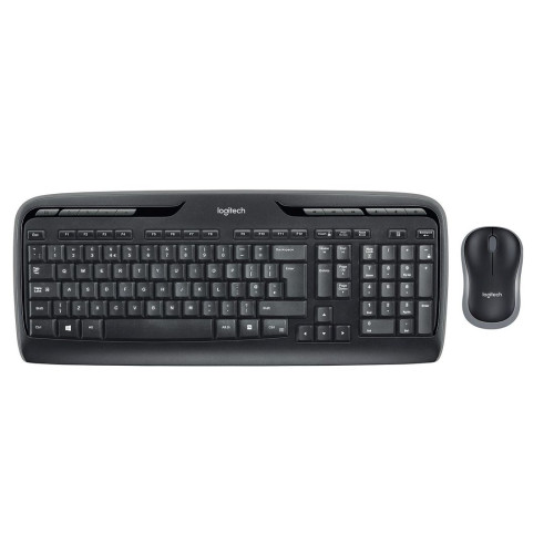 Комплект клавиатура и мишка LOGITECH MK330, Black