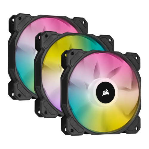 Комплект вентилатори CORSAIR SP120 RGB ELITE, 120mm, Triple Pack