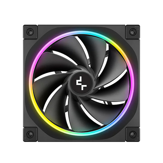 Комплект вентилатори DeepCool FL12R 3IN1, 3x120 mm, ARGB, Black