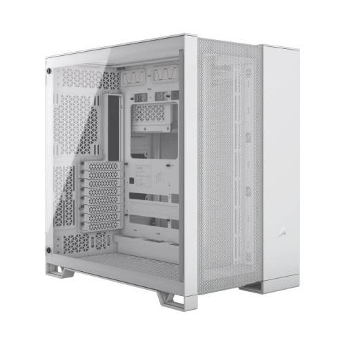 Кутия за компютър Corsair 6500D Airflow Tempered Glass Mid-Tower, White