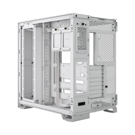 Кутия за компютър Corsair 6500D Airflow Tempered Glass Mid-Tower, White