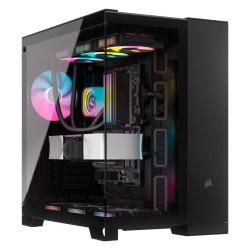 Кутия за компютър Corsair 6500X Tempered Glass Mid-Tower, Black