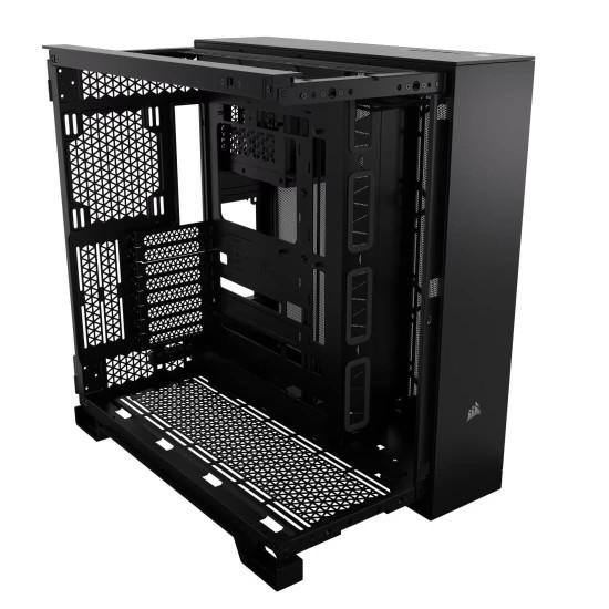 Кутия за компютър Corsair 6500X Tempered Glass Mid-Tower, Black