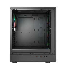Кутия за компютър COUGAR AIRFACE PURE RGB, Mid Tower, Black