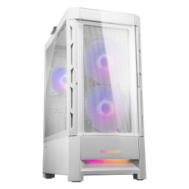 Кутия за компютър COUGAR Gaming DUOFACE RGB PC Case, Mid Tower, White