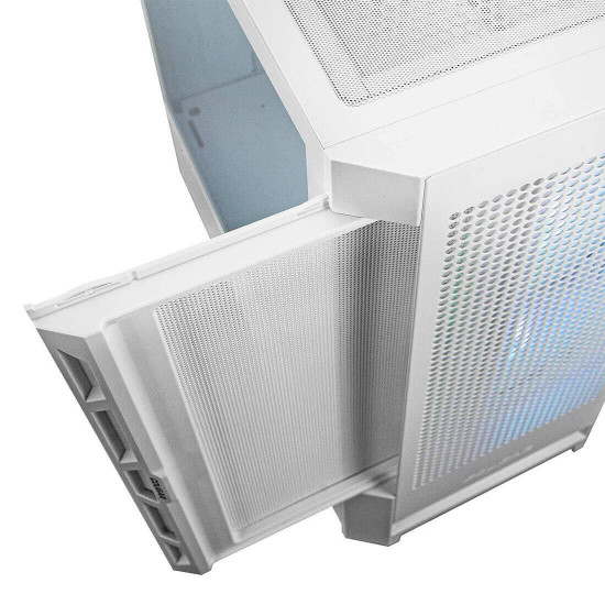Кутия за компютър COUGAR Gaming DUOFACE RGB PC Case, Mid Tower, White