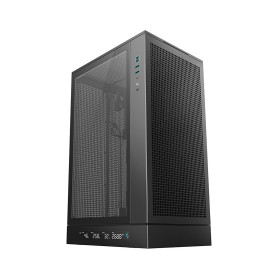 Кутия за компютър DeepCool CH270 DIGITAL, 2 x USB 3.0, 1 x USB Type-C Gen 2, 1 x Audio/Mic, Black