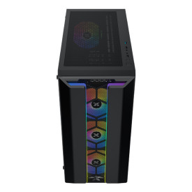 Кутия за компютър XIGMATEK Gaming Y Pro, EN42249, BK, EATX, U3x1 + U2x2, Dual ARGB LED Strip FP & Left TG, 4PCS S20A & Galaxy II Fan Control Kit